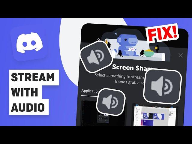 How To Fix Screen Share Audio Not Working Discord - Stream On Discord With Sound