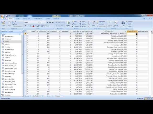 How to Format Date and Time Values in Access