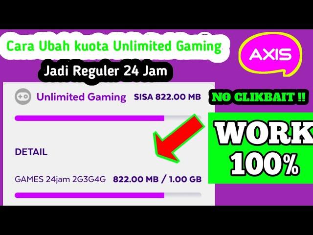 How to change Unlimited Gaming Axis Quota to the Latest Regular 2023