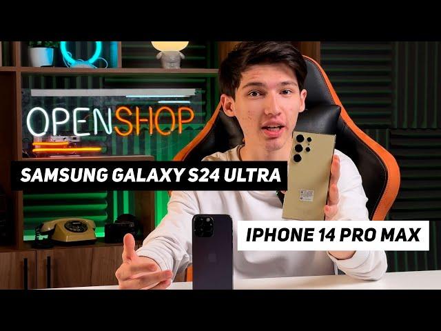 Samsung Galaxy S24 Ultra va Iphone 14 Pro Maxni solishtirdik