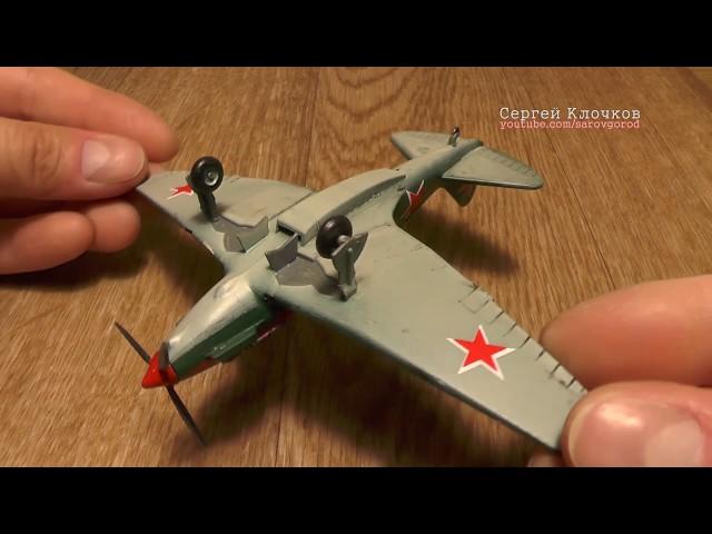 Звезда 1/72 МиГ-3 простая сборка и покраска