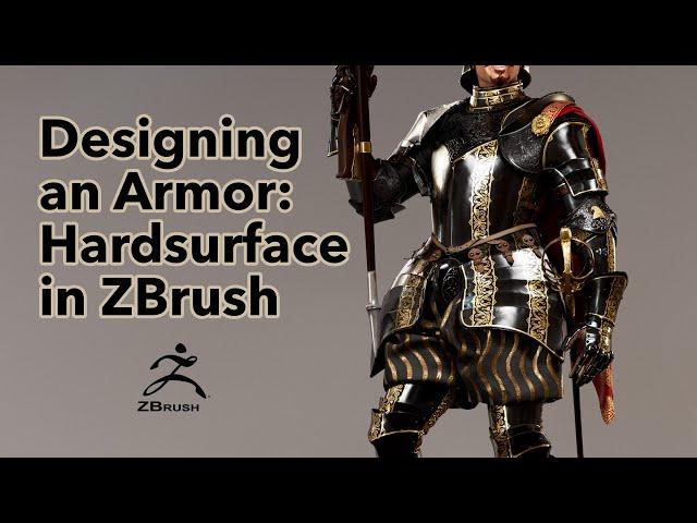 Ornate Armor in ZBrush - Hardsurface Modeling (part 2)