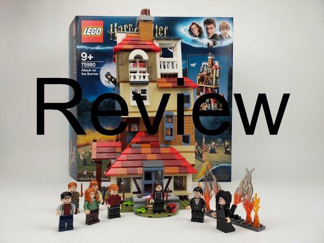 LEGO Harry Potter Attack On The Burrow 75980 Review!! Amazing interior!