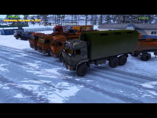 ETS 2 - 1 42. Суровая Россия R20. Конвой с Александром Ляховым. № 54.