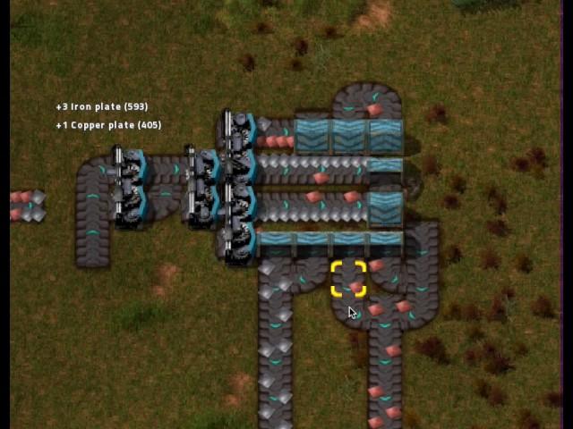 Tiny Factorio Splitter Sorter