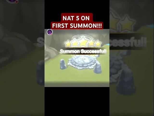 New Nat 5 on First Ld Scroll Summon!! #summonerswar #shorts #subscribe