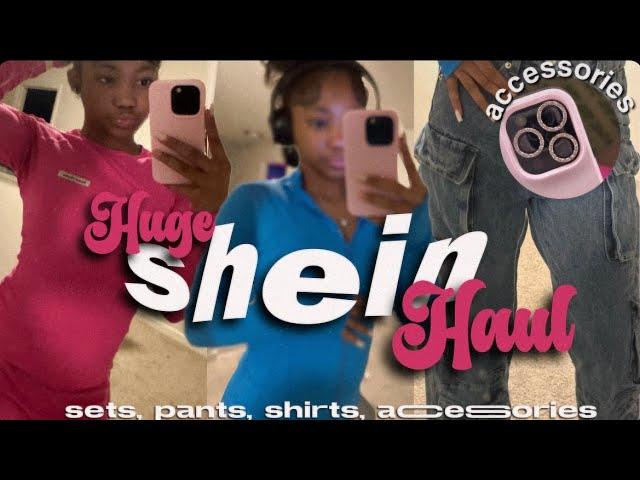 HUGE shein haul  sets, pants, shirts, accessories 