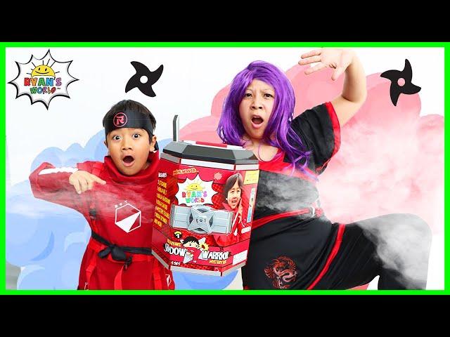 Ninja Ryan vs Dragon Ninja Mommy Challenge for the Shadow Warrior Mystery Box!!!