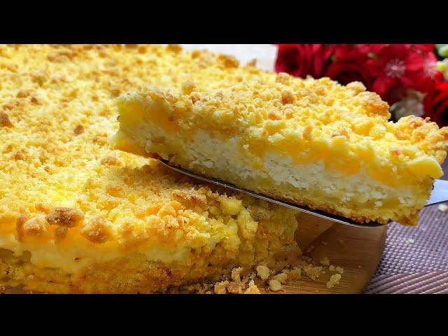 Cottage cheese pie that melts in your mouth!Everyone is looking for this recipe!Simple and delicious