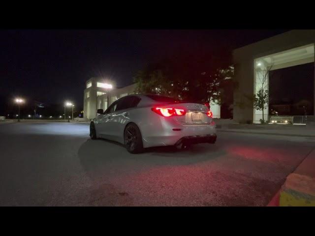 Q50 3.7 catback exhaust speed culture studio custom catback