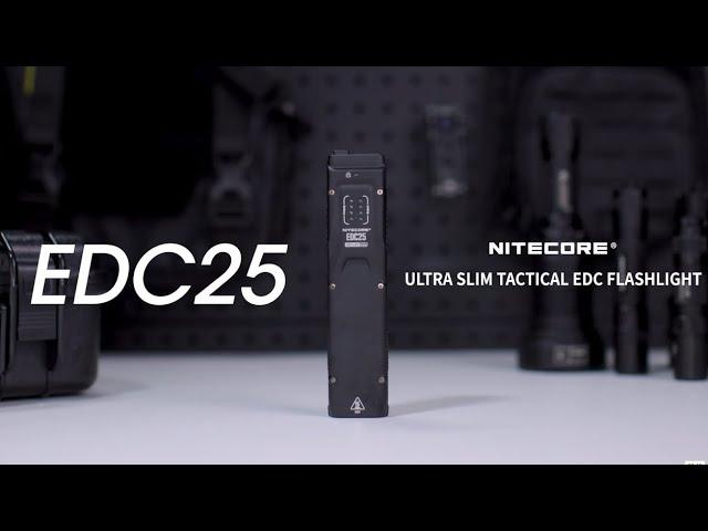 Ultimately Slim and Lightweight丨NITECORE EDC25丨Tactical EDC Flashlight