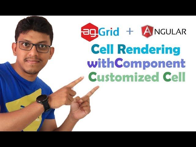 agGrid + angular: customized cell, cell rendering, cell colour, withComponent