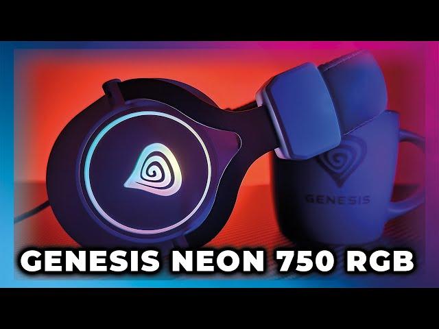 Genesis Neon 750 RGB Słuchawki dla graczy Gaming headset   test, prezentacja, omówienie, opinia