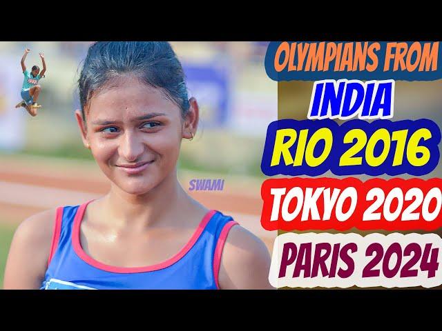 Paris Rio and Tokyo Olympians From India ||  Rio 2016  Tokyo 2020 and  Paris 2024