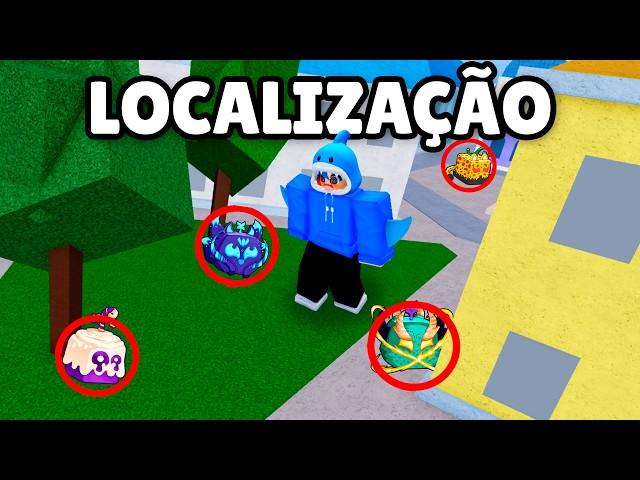 TODOS OS SPAWN DE FRUTA GRÁTIS NO BLOX FRUITS