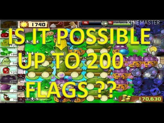 Plants vs Zombies MOBILE Survival Endless 1 - 50 flags ( No Ladder Setup )