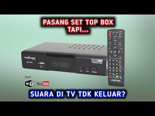 INI SOLUSINYA Saat Pasang SetTopBox Tapi Di Tv Tidak Ada Suaranya