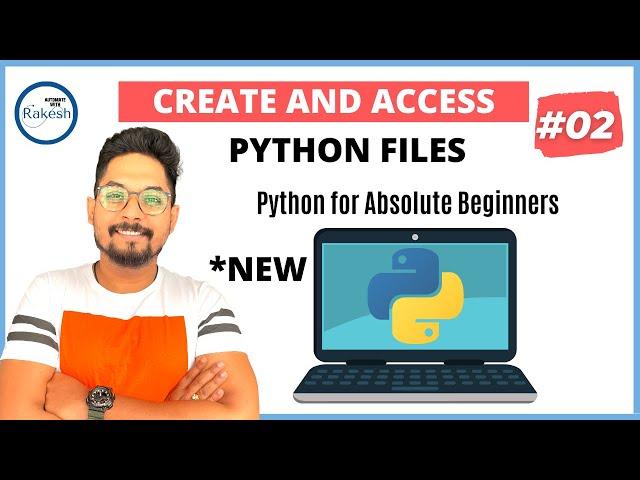 #2 Python Tutorial for Beginners | Know, Create and Run Python Files (.PY files) in Command Prompt