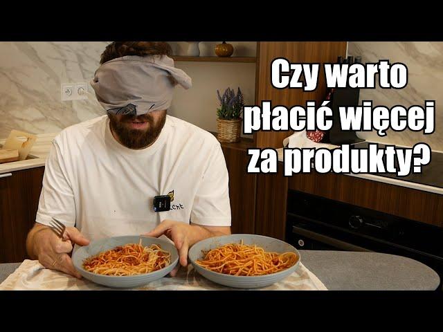 Testuję najdroższe i najtańsze składniki robiąc spaghetti a'la bolognese | 'Ni mom pojęcia co robię'