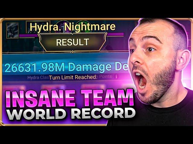 This Team Is BROKEN!! New Hydra World Record Raid Shadow Legends