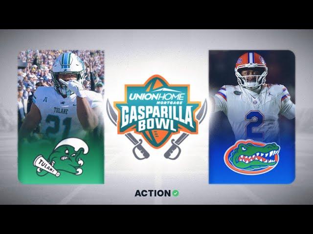 Florida Gators vs Tulane Green Wave | LIVE | Gasparilla Bowl LIVE | College Football LIVE 12/20/2024