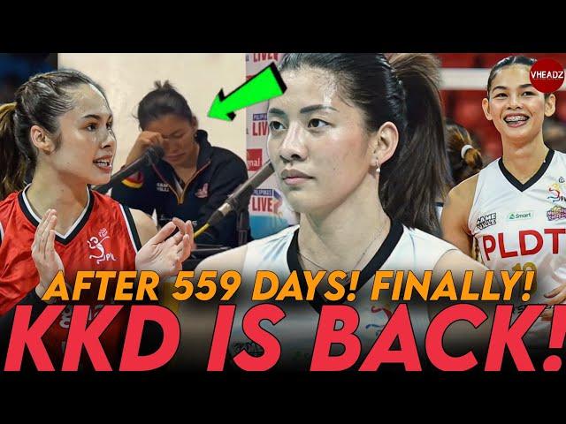 Kim Dy BACK in ACTION after 559 Days! Naging Emosyonal sa COMEBACK! PLDT PANALO sa CIGNAL!