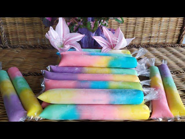 UNICORN ICE CANDY | BEAT THE SUMMER WITH THIS SUPER EASY RECIPE |MUST TRY