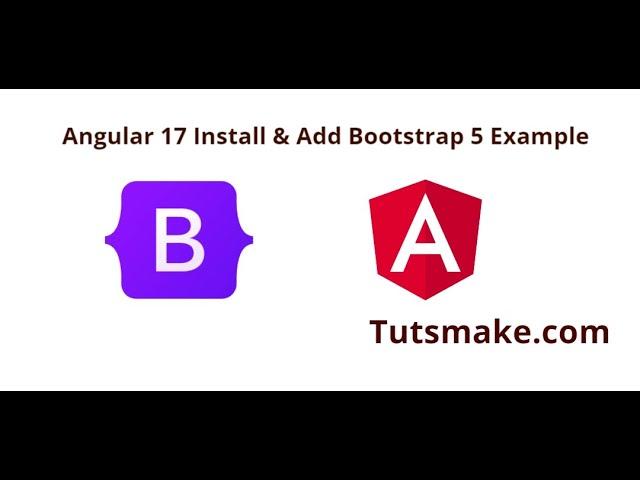 Angular 17 Install & Add Bootstrap 5 Example