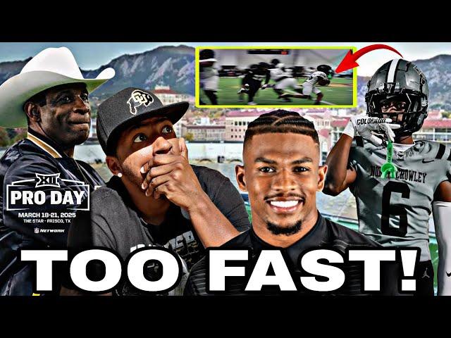 Colorado WR Quentin Gibson Turns Heads In Spring Camp DISPLAYING ELITE SPEED, BIG12 Pro Day UPDATE!!