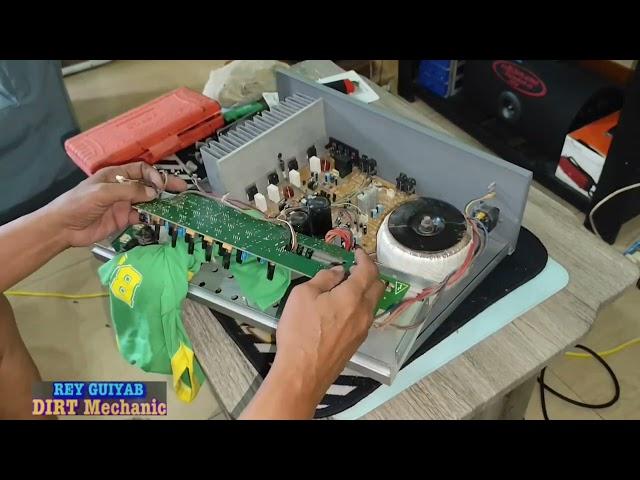 AMPLIFIER: Walang sounds ang right channel. | DIRT MECHANIC