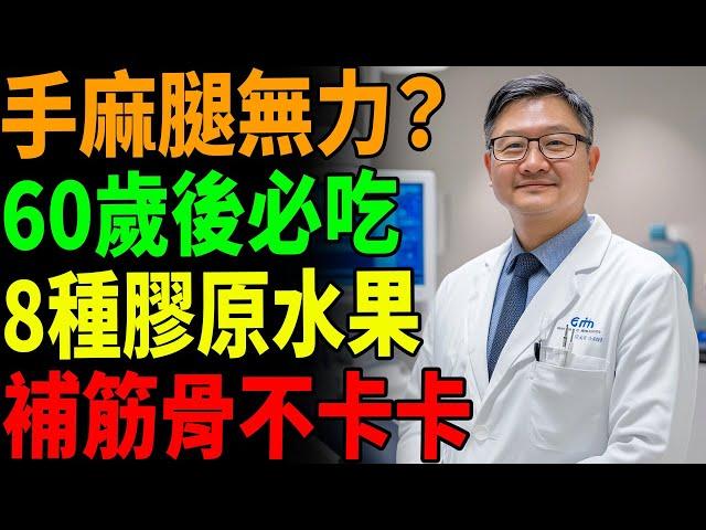 【告別手麻腿軟！】60歲後一定要吃的8種膠原水果，補足筋骨不卡卡｜銀髮族健康建議