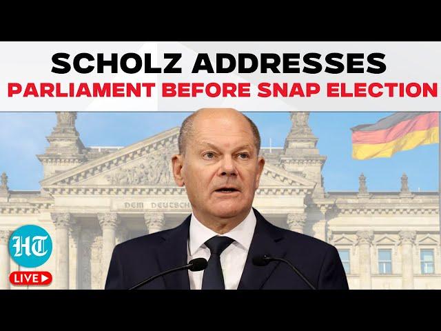 Olaf Scholz Live: Scholz Addresses Parliament ahead of Snap Election | Germany | World News | Berlin