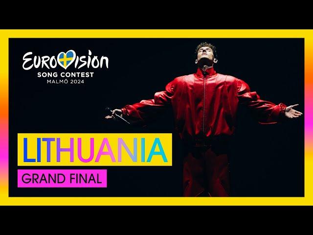 Silvester Belt - Luktelk (LIVE) | Lithuania  | Grand Final | Eurovision 2024