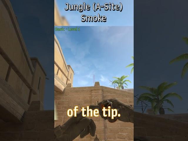 Mirage T-Smokes - Jungle (A-Site) Smoke #cs2 #cs2nades #cs2tips #regentxd