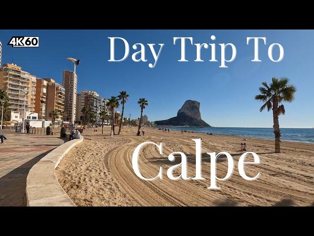 Walking Around Calpe and Christmas Market [4K/CC]