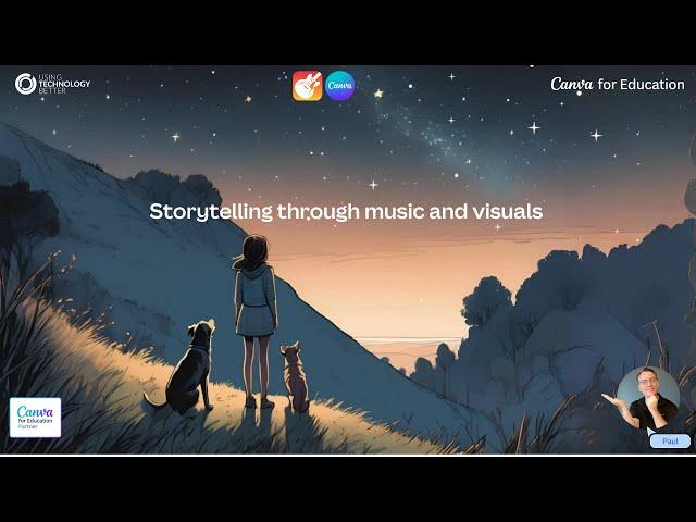 Storytelling through Garage Band and Canva