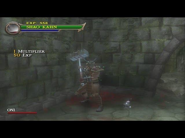 #1156 Mortal Kombat Shaolin Monks (PS2) Bosses (1/15): Shao Kahn gameplay