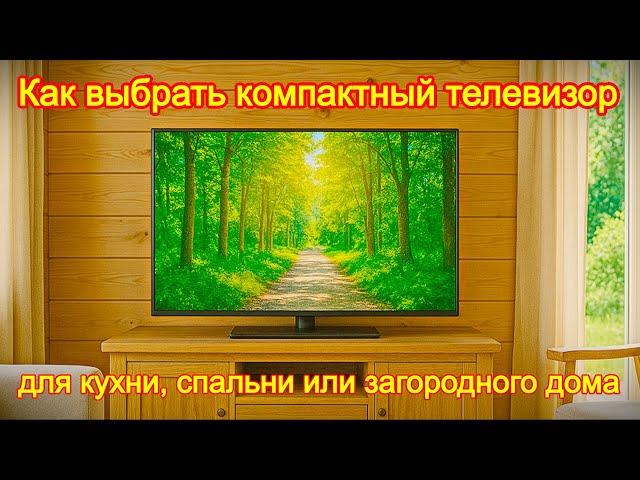 Как выбрать компактный телевизор   для кухни, спальни или загородного дома