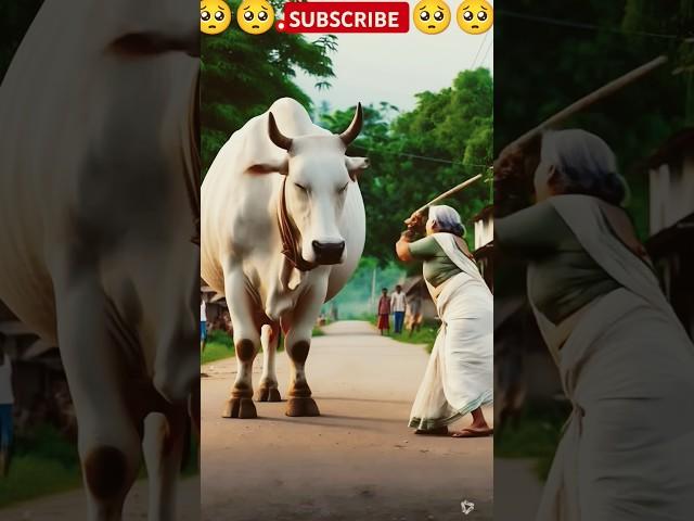 Angry cow  #facts #cow #cartoon #animals #amazingfacts #grandmother #kindnessiscool