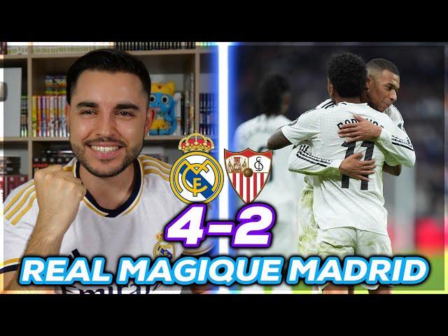 REAL MAGIQUE ! BOMBAZO MBAPPE et VALVERDE ! BARCA 3e de LIGA ! Résumé Real Madrid 4-2 Séville FC