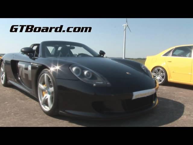 HD: Porsche Carrera GT vs Ferrari 612 Scaglietti = GTBoard.com