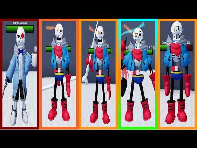 [CODE] SuddenChange Sans / Disbelief Papyrus [Showcase] [Undertale Crazy Multiverse Timeline]