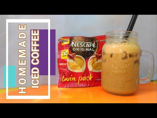 HOMEMADE NESCAFE ICED COFFEE | 3 in 1 Nescafe