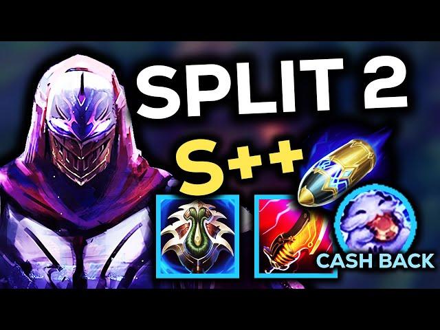 SPLIT 2 ZED BEST STRATEGY (Zed Is Back To S++ Tier again...)