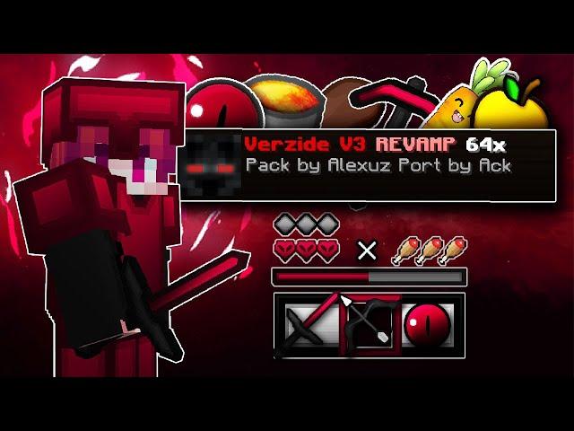 Verzide V3 Revamp [64x] & [16x] w/ Java Hit Particles by Alexuz | MCPE PVP TEXTURE PACK