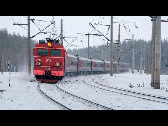 [RZD] EP1-248, Lumbushozero - Medvezhya Gora - Predmedgorskiy stretch.