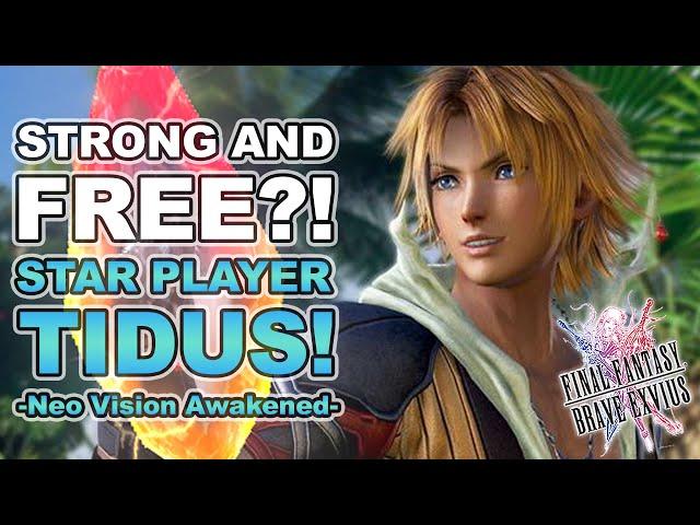 How to Use Star Player Tidus! | Final Fantasy Brave Exvius - Unit Reviews, Guides, Rotations