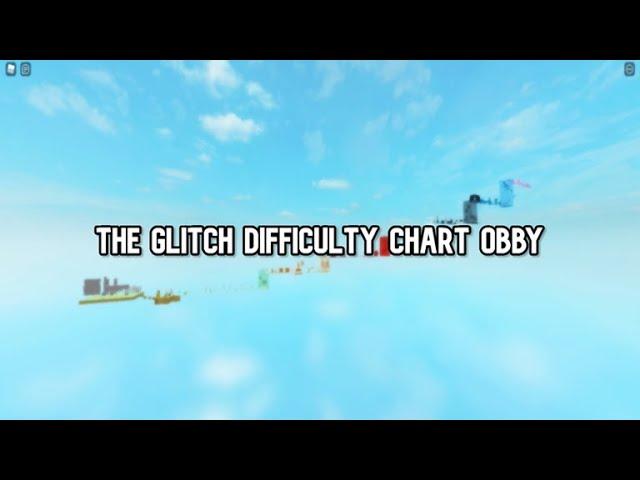 The Glitch Difficulty Chart Obby (stages 0 - 40)  Roblox Obbies