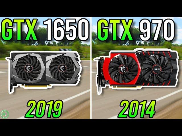 GTX 1650 GDDR5 vs GTX 970 - Huge Difference?