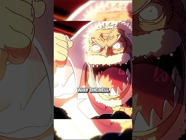 Garp crashing out because Luffy wants to be a pirate 